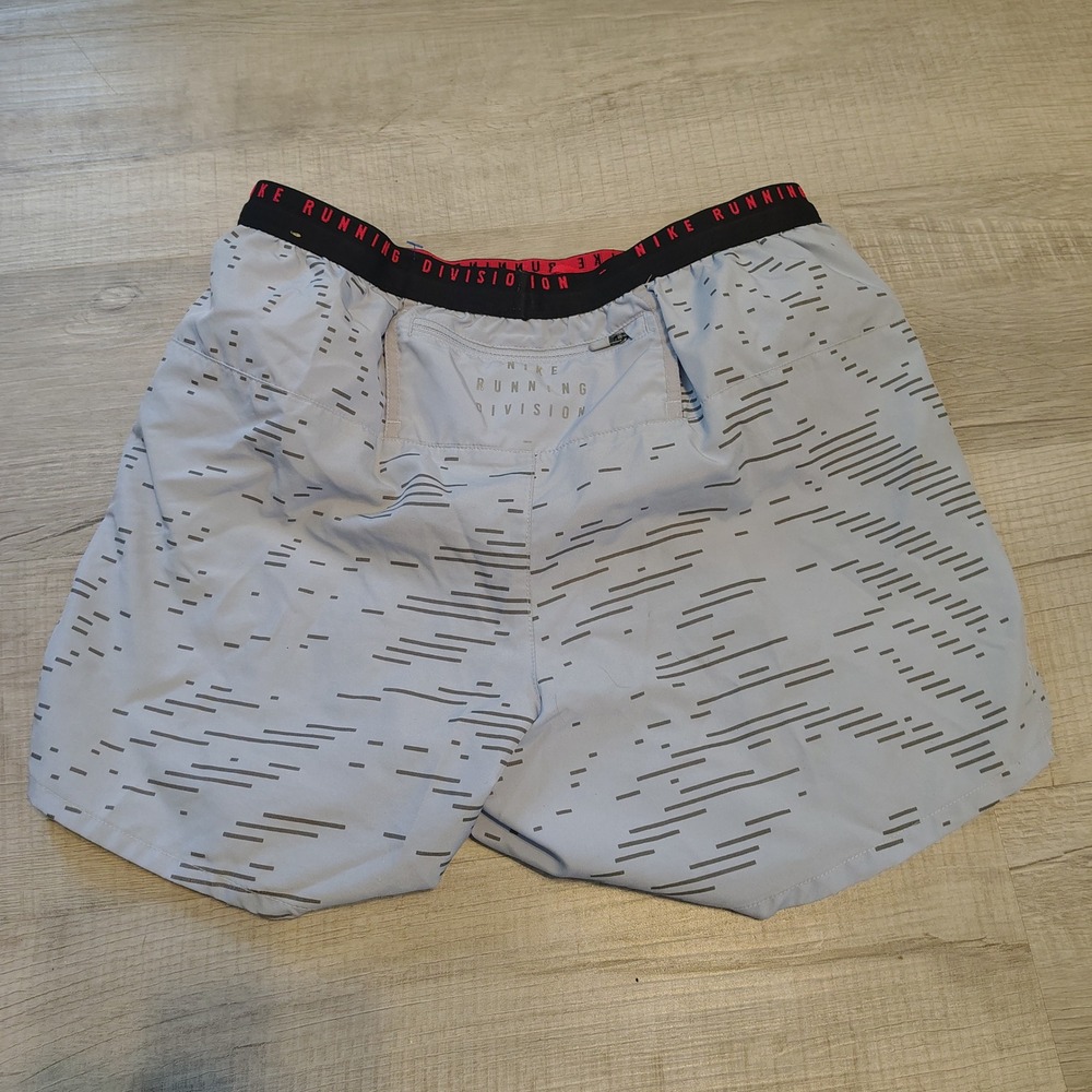 Nike Running Division Dri-FIT Shorts Lot 2 Pairs Women Small Grey Black Lined - Picture 6 of 10